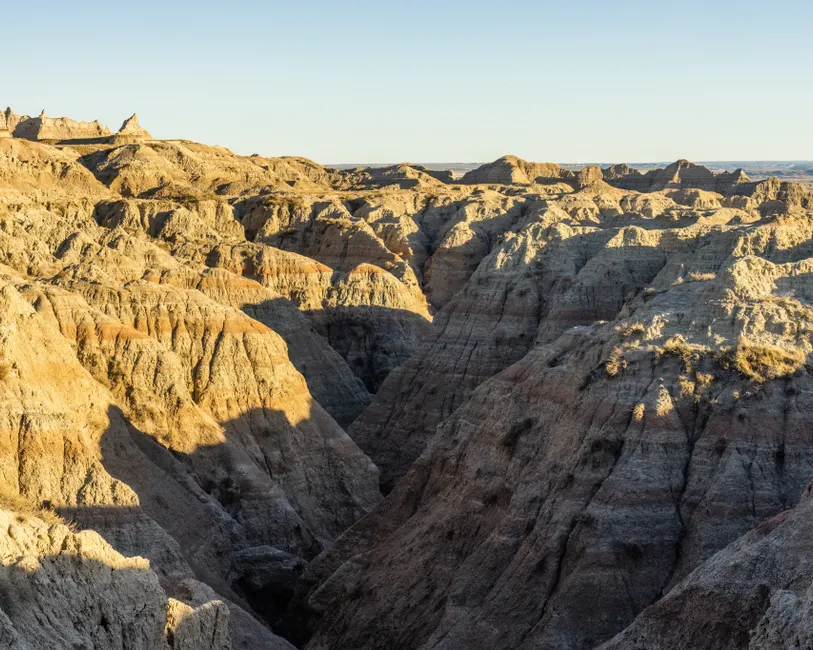 Detail Badlands Landscape Sunrise Photo Number 4