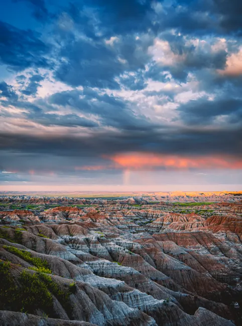 Detail Badlands Landscape Sunrise Photo Number 7