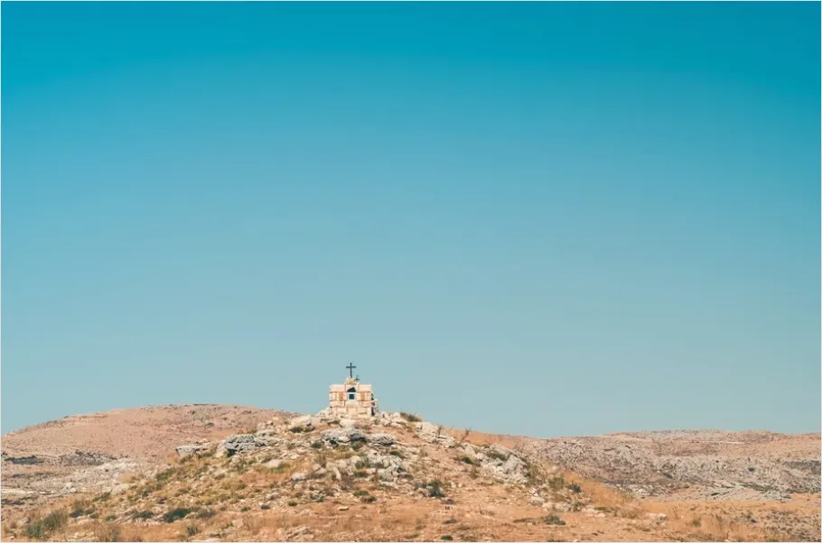 Chapel On Hill Landscape Photo F8ea