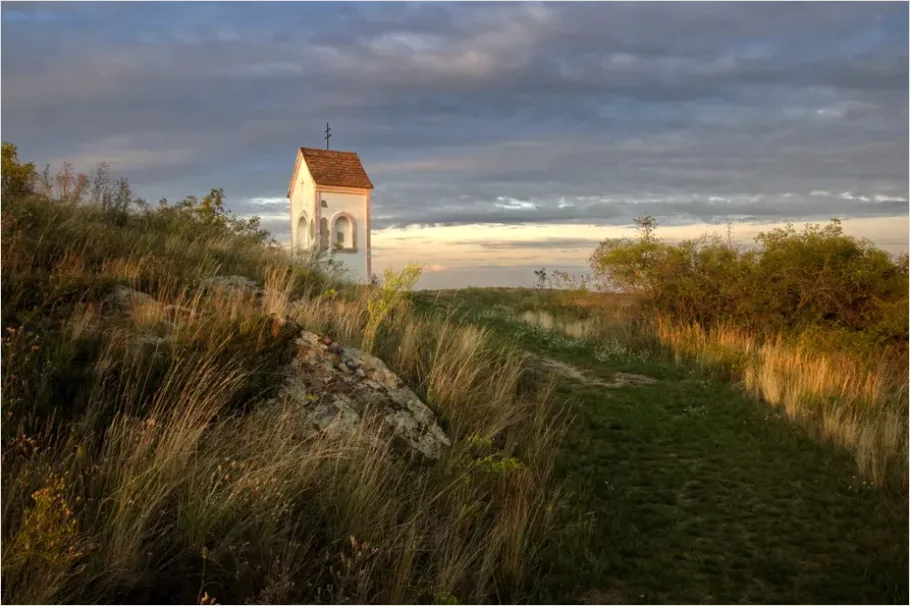 Detail Chapel On Hill Landscape Photo Number 4
