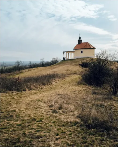 Detail Chapel On Hill Landscape Photo Number 7
