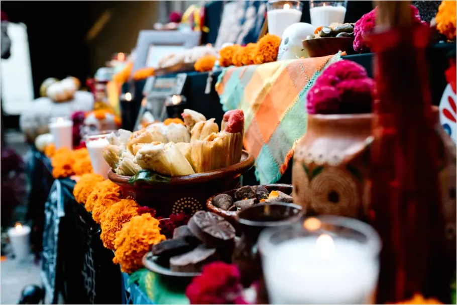 Day Of The Dead Altar Ofrenda Candles 70f7