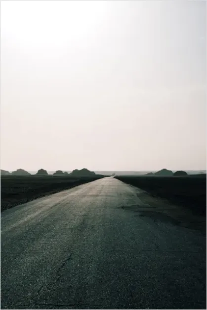 Detail Desert Road Empty Landscape Number 6