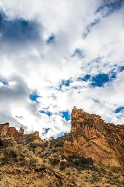 Detail Desert Rocks Dramatic Sky Photo Number 5