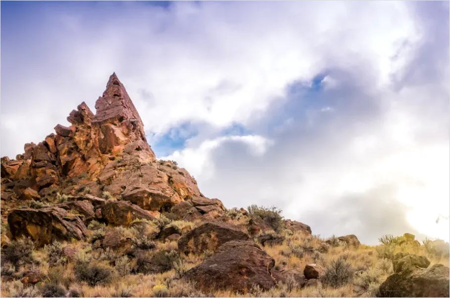 Detail Desert Rocks Dramatic Sky Photo Number 8