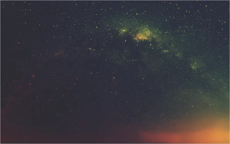 Detail Galaxy Sky Landscape Wallpaper Number 6