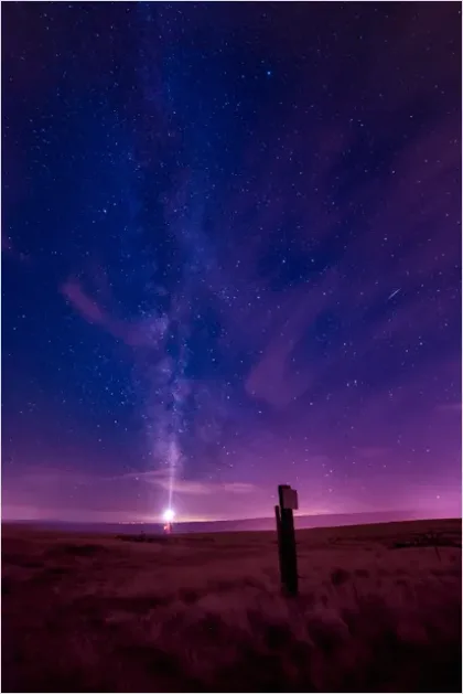 Detail Galaxy Sky Landscape Wallpaper Number 7