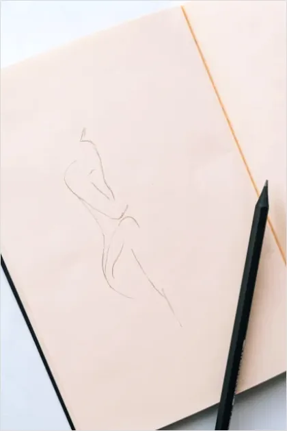 Detail Minimalist Illustration Line Art Number 7