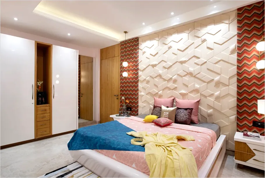 Detail Modern Texture Design For Bedroom Number 5