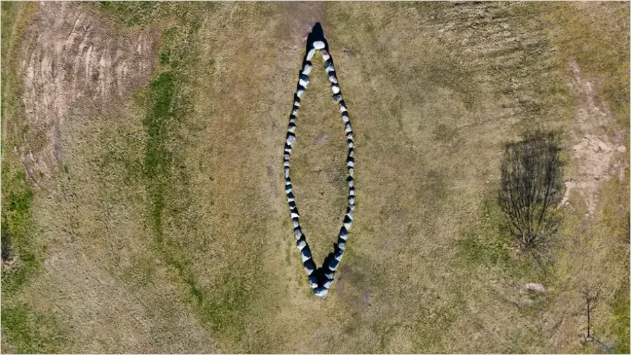 Sacred Site Aerial View Landscape 8c45