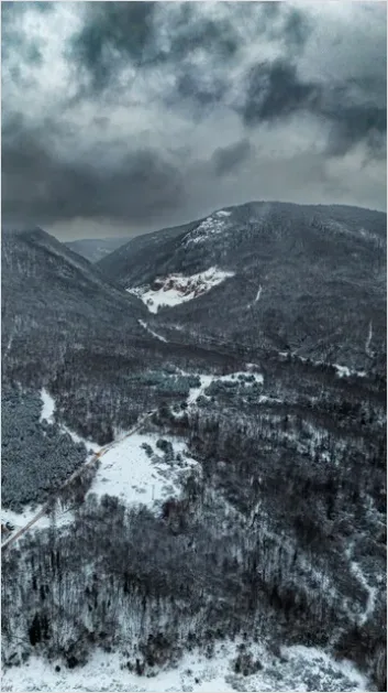 Detail Snowstorm Landscape Dramatic Number 6