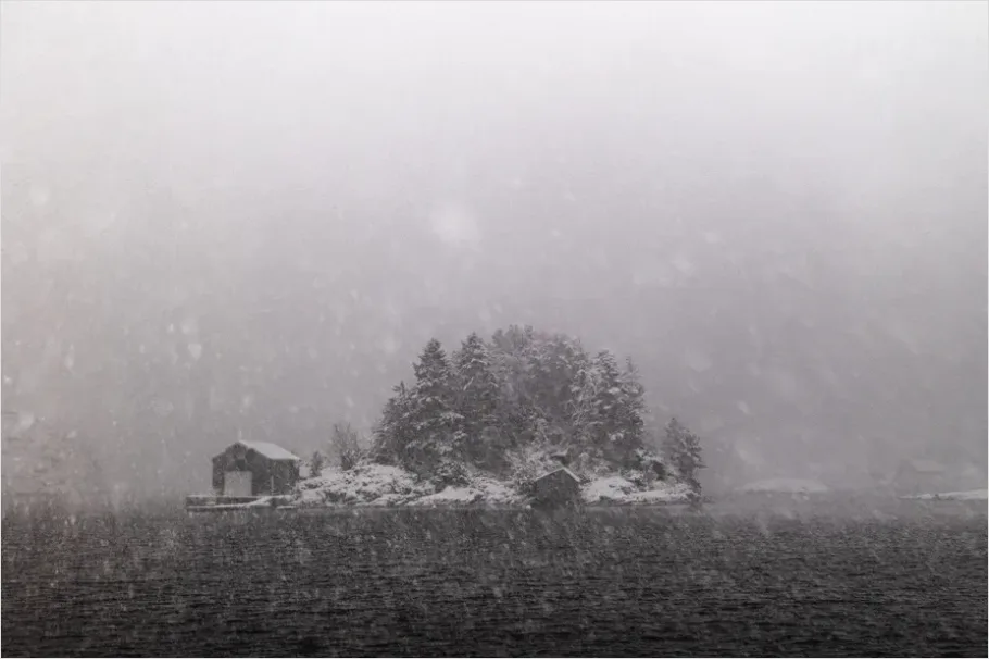 Detail Snowstorm Landscape Dramatic Number 8
