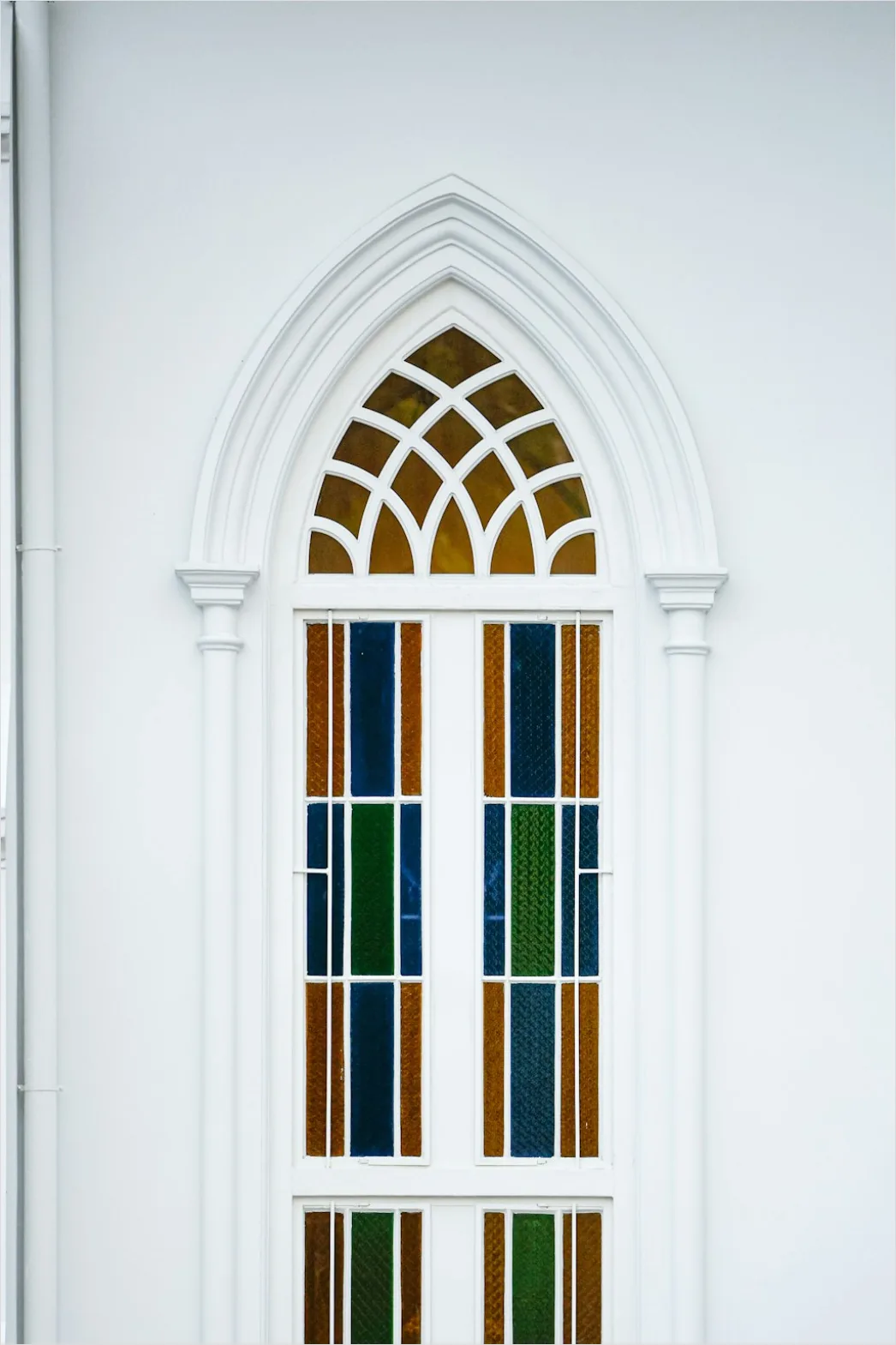 Detail Stained Glass Window Exterior Photo Number 6