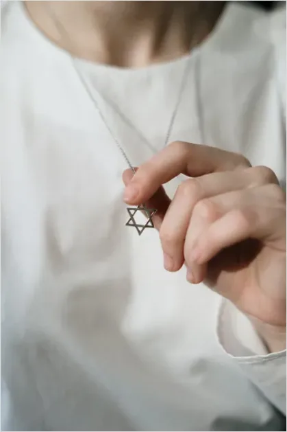 Detail Star Of David Pendant Close Up Number 6