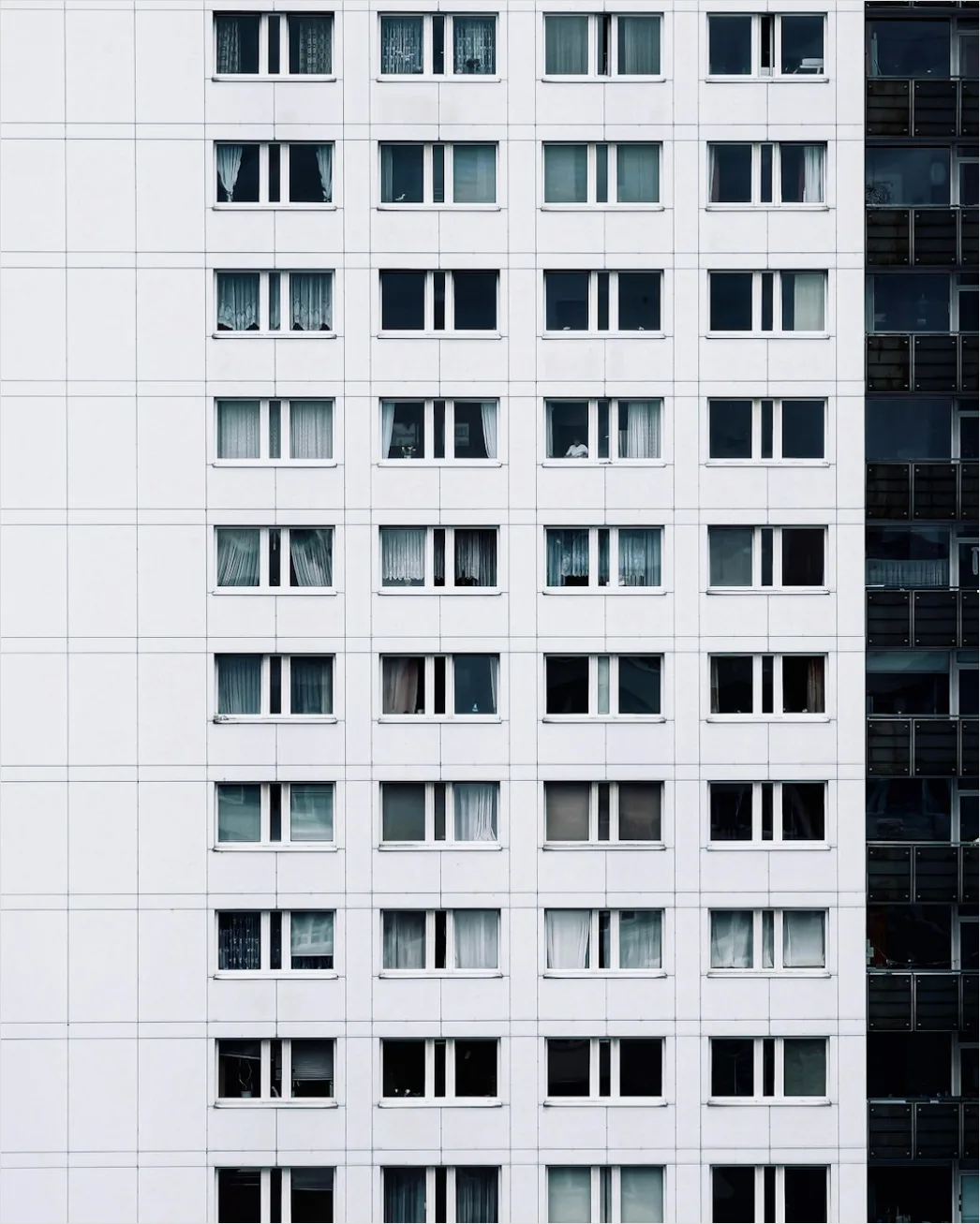 Detail Symmetrical Building Facade Centered Photo Number 4