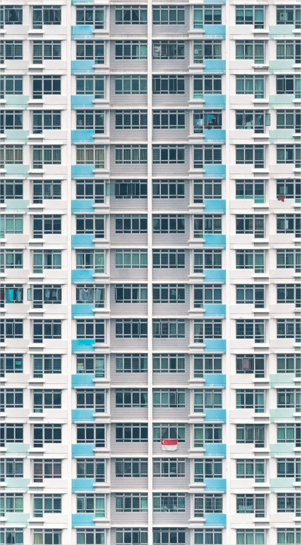 Detail Symmetrical Building Facade Centered Photo Number 5