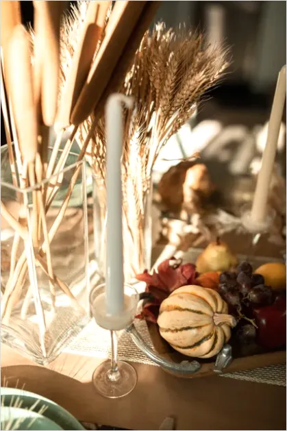 Detail Thanksgiving Harvest Table Autumn Photo Number 4