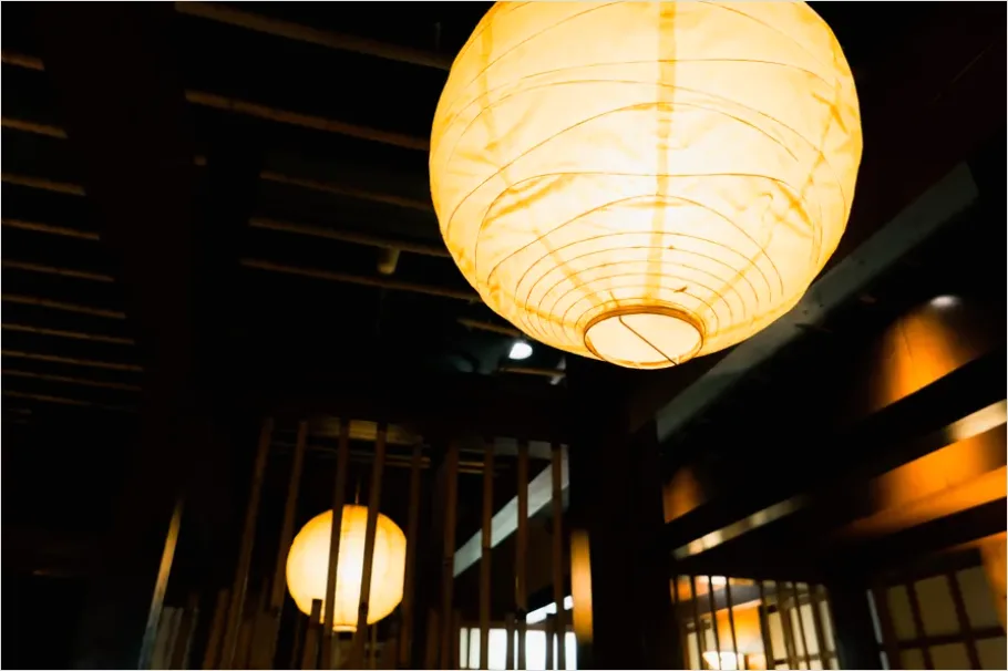 Vintage Japanese Paper Lamp Shades 985f