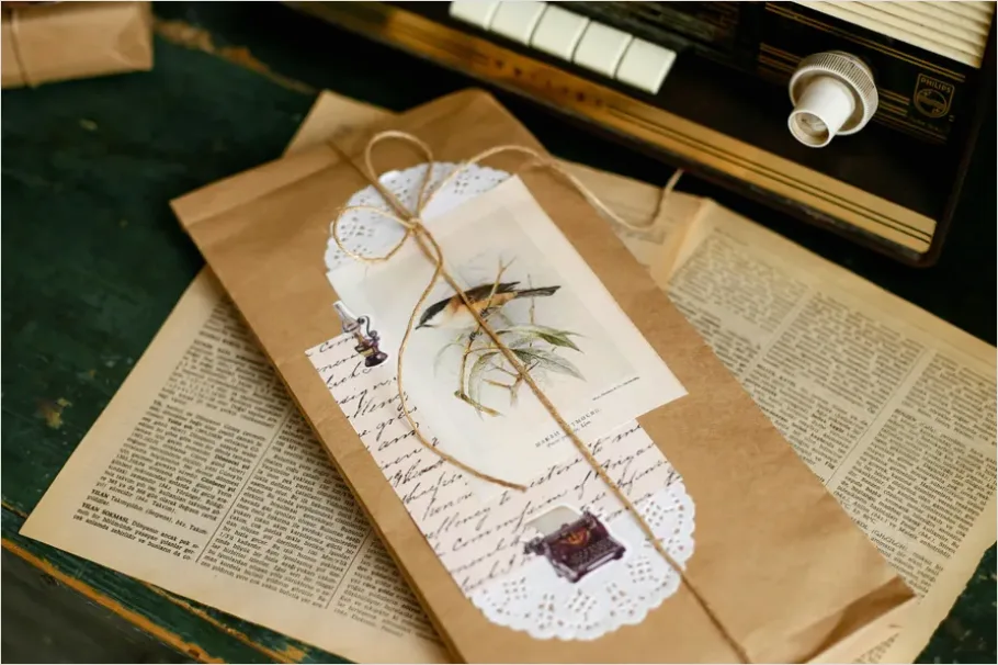 Vintage Paper Decoration E248