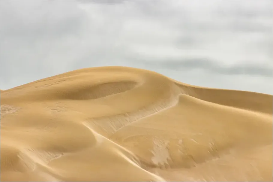 Wind Patterns On Sand Dunes B2de