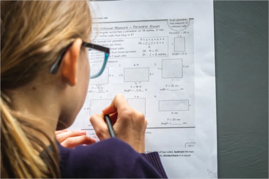 Abitur Pruefungsvorbereitung Mathe Formeln Im Heft Foto E038