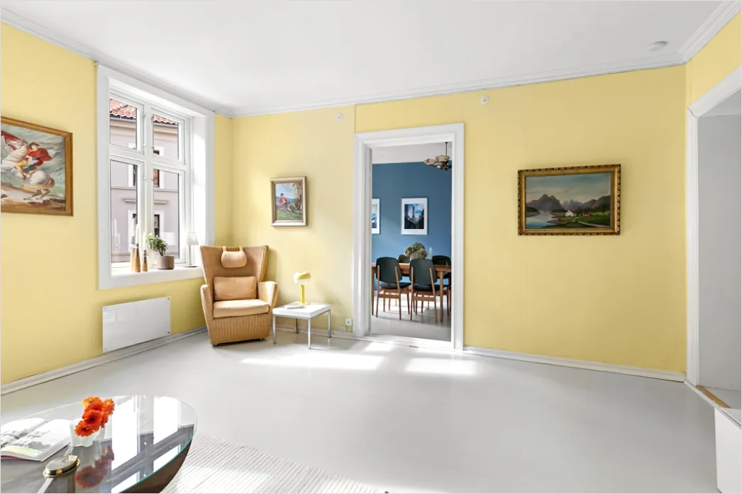 Detail Flur Farbgestaltung Hell Und Freundlich Foto Number 2