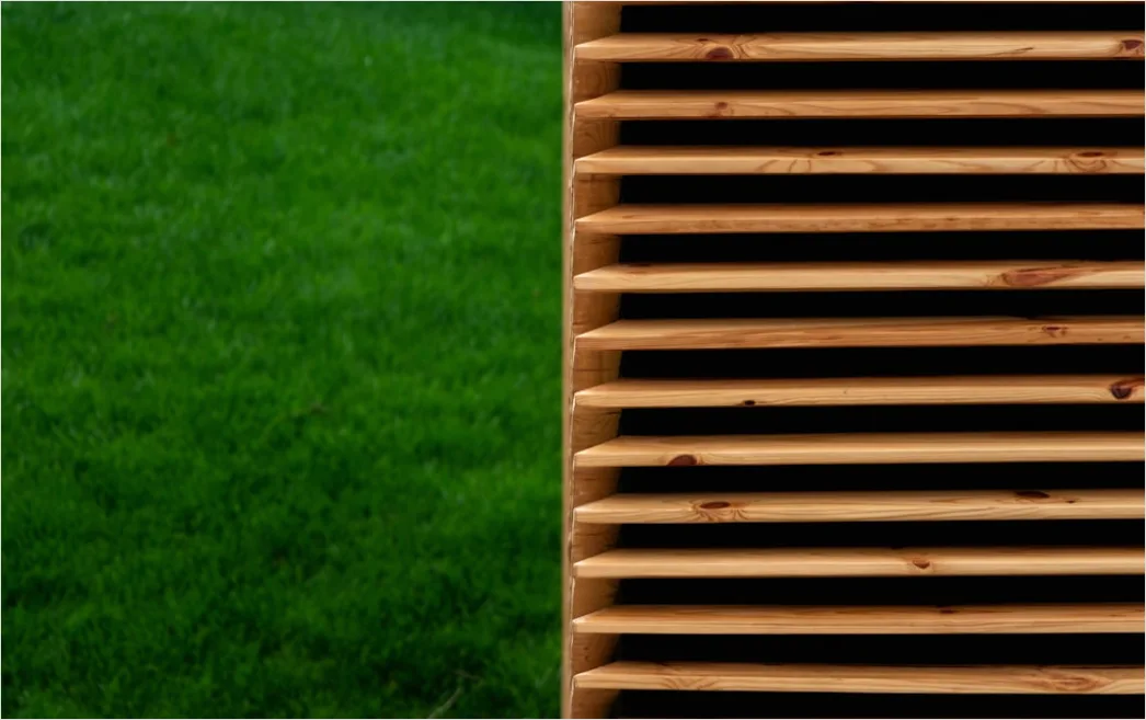 Gartenzaun Holz Horizontal Modern Foto 1726