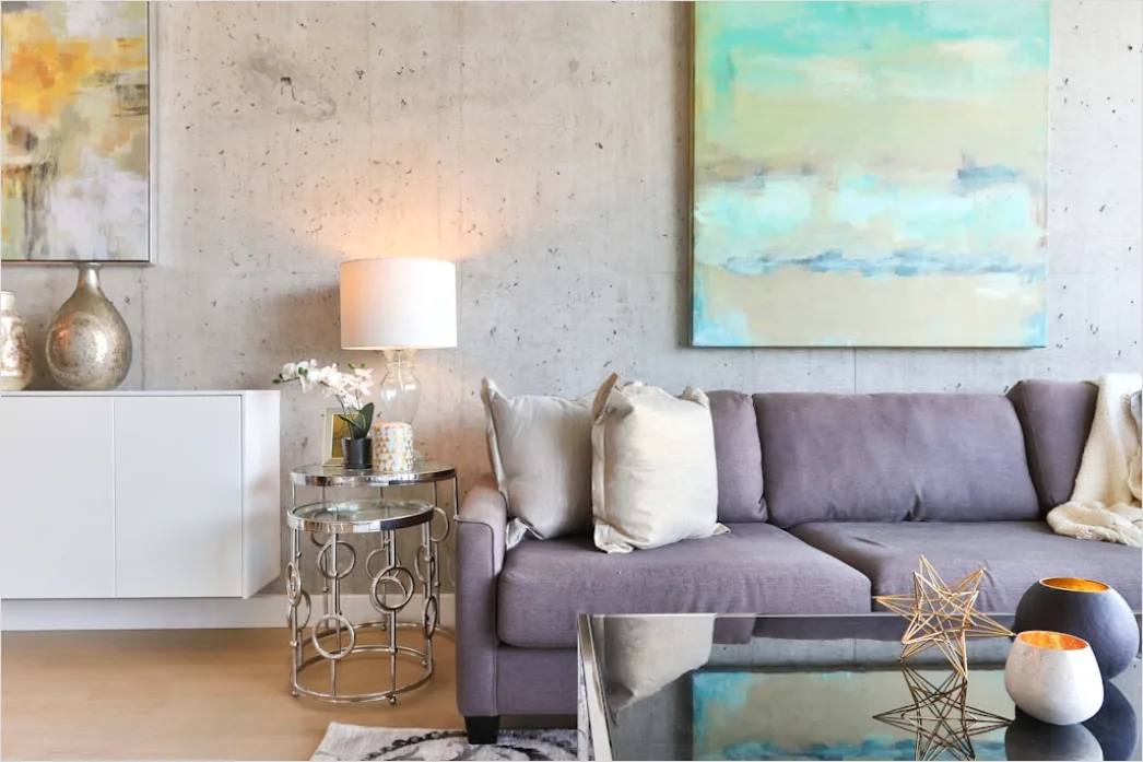 Home Staging Wohnzimmer Vorbereitung Foto D651