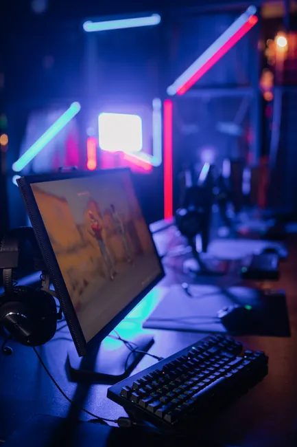 Detail Jugendzimmer Gaming Setup Led Licht Foto Number 20