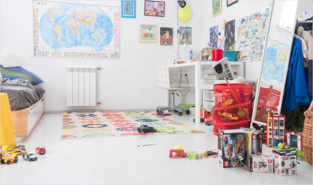 Kinderzimmer Teppich Spielbereich Weich Foto Dfed