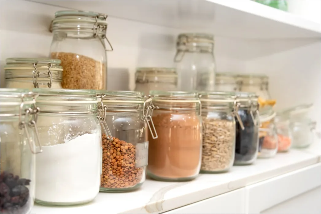 Pantry Organisation Vorratsglaeser Etiketten Foto 2058