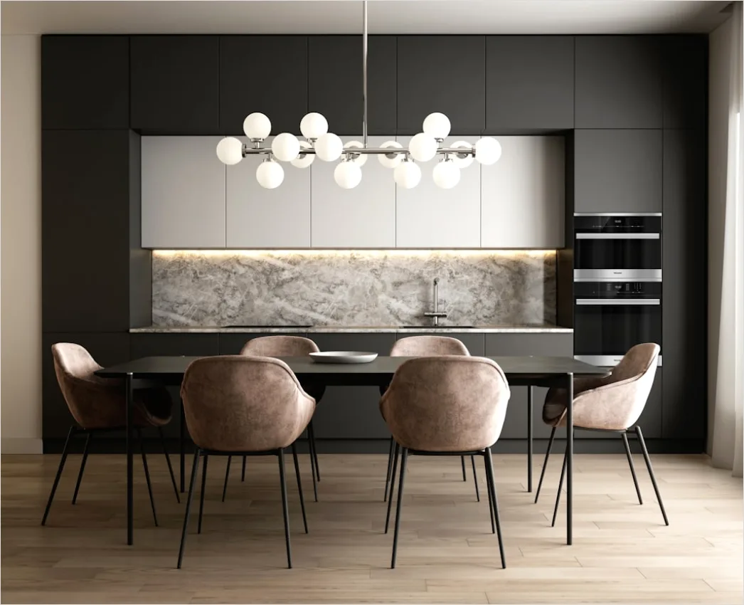 Pendelleuchte Ueber Esstisch Modern Foto 270b