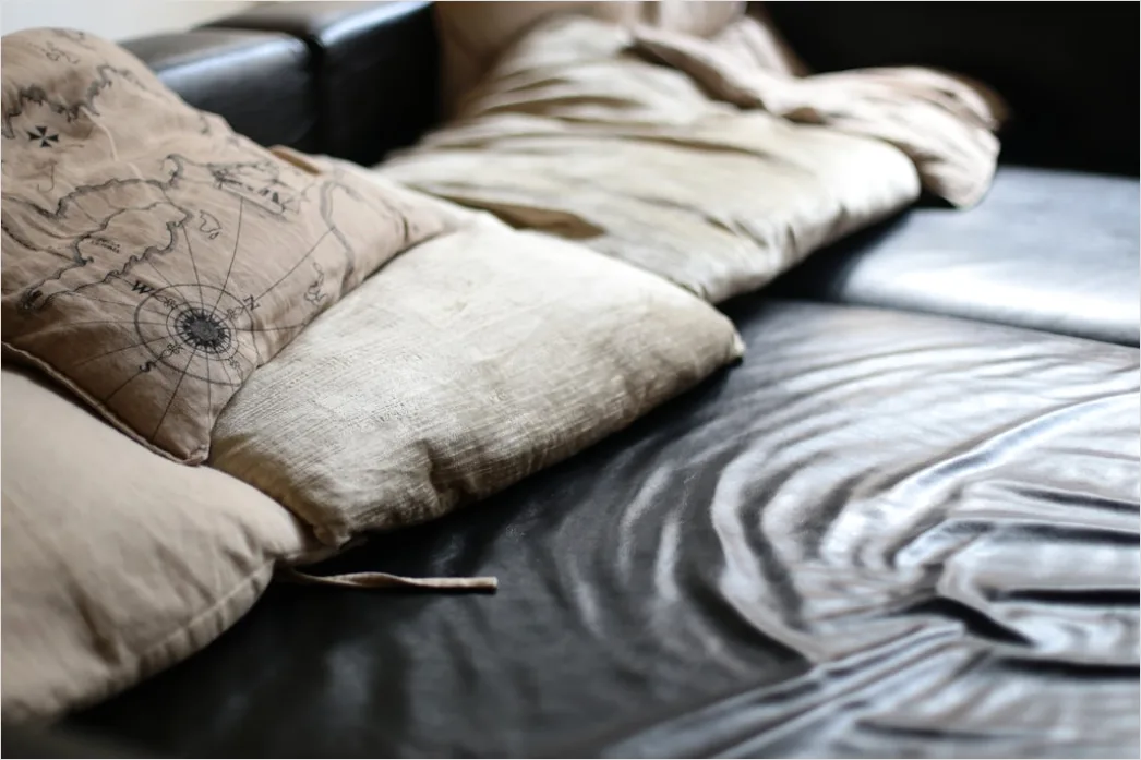 Detail Plaid Decke über Sofa ästhetisch Foto Number 12
