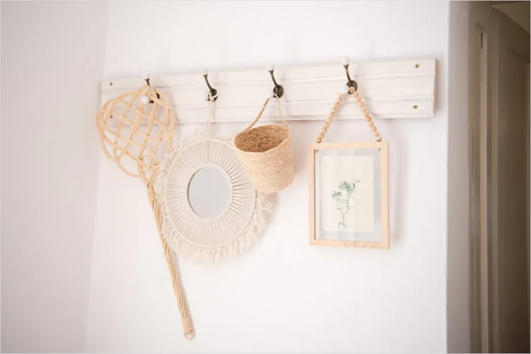 Detail Schlafzimmer Boho Stil Makramee Und Rattan Foto Number 10