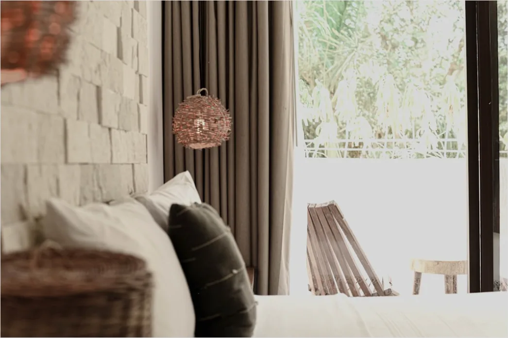 Detail Schlafzimmer Boho Stil Makramee Und Rattan Foto Number 5
