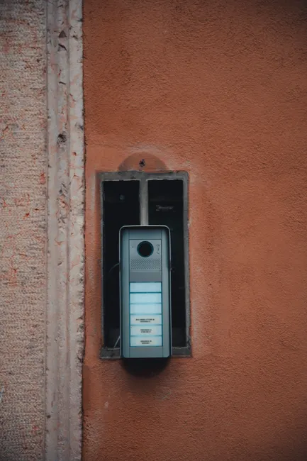Smart Doorbell Klingel Mit Kamera An Haustuer Foto E504
