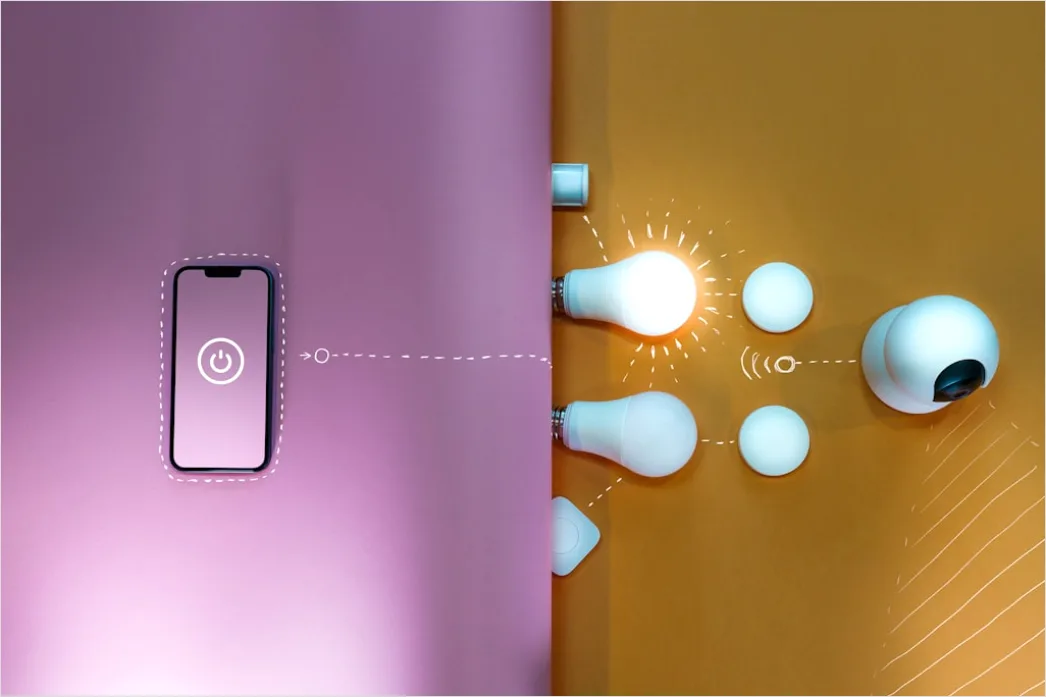 Smart Home Beleuchtung Per App Wohnzimmer Foto 71c8