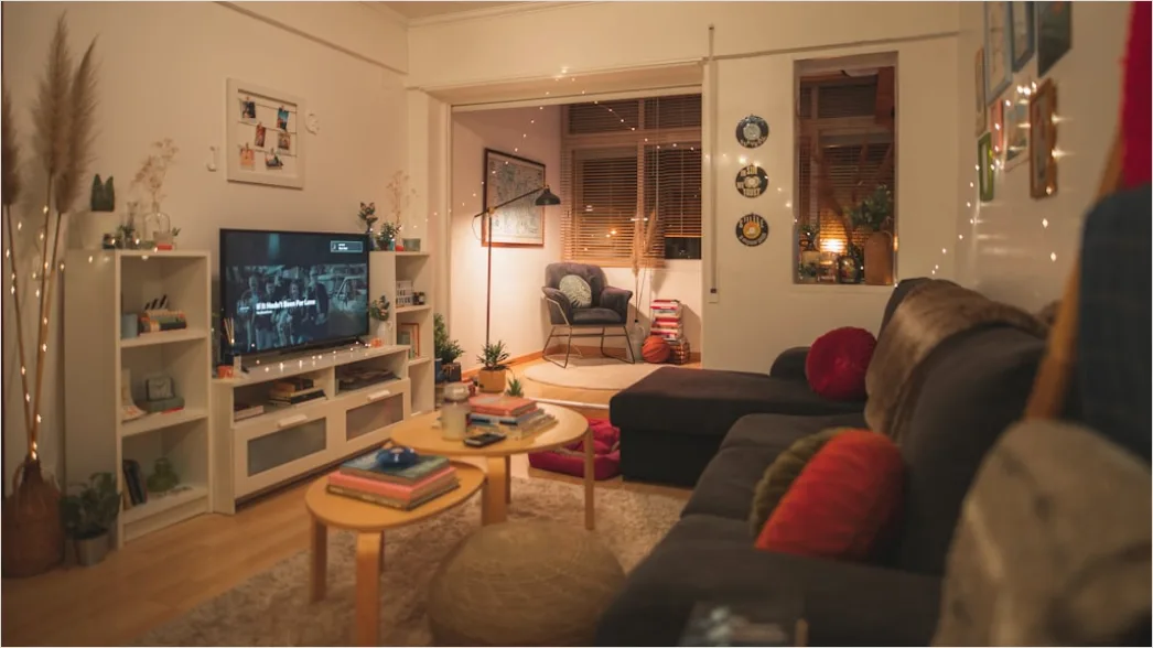 Detail Smart Home Beleuchtung Per App Wohnzimmer Foto Number 13
