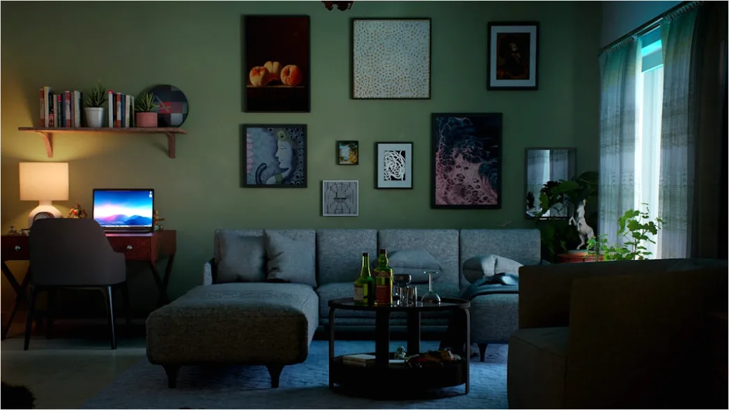 Detail Smart Home Beleuchtung Per App Wohnzimmer Foto Number 15