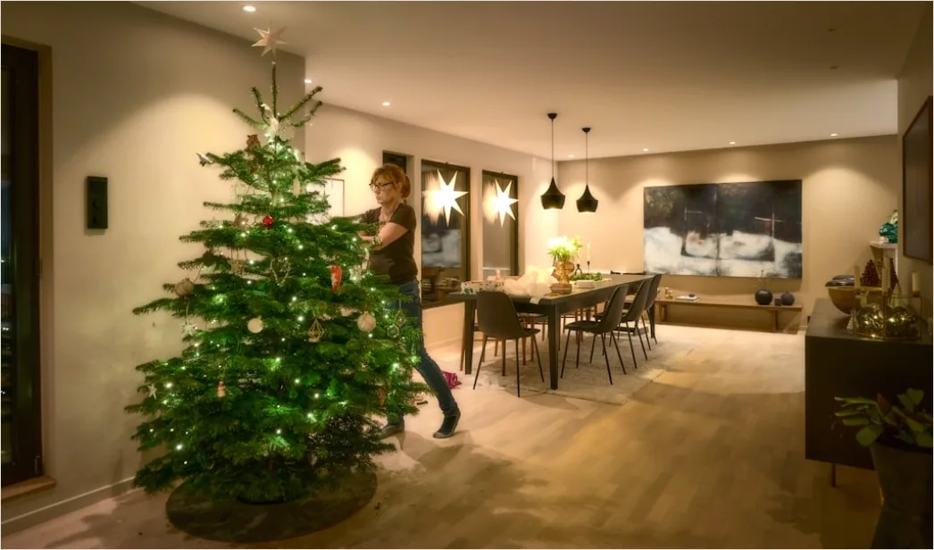 Detail Smart Home Beleuchtung Per App Wohnzimmer Foto Number 4