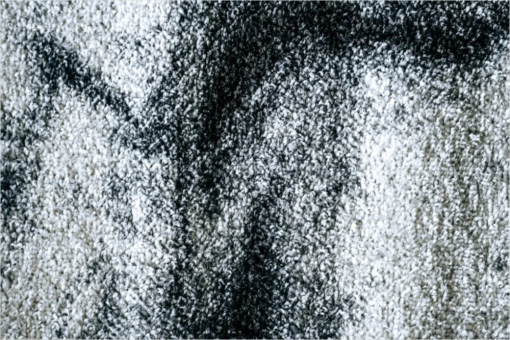 Detail Teppich Berber Stil Creme Schwarz Foto Number 9