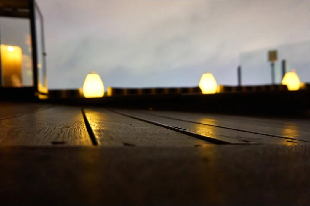 Terrasse Beleuchtung Laternen Kerzen Foto 36b7