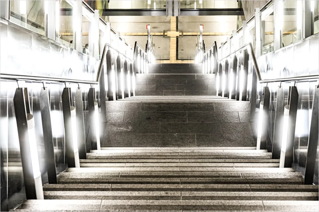Detail Treppe Mit Led Stufenbeleuchtung Foto Number 19