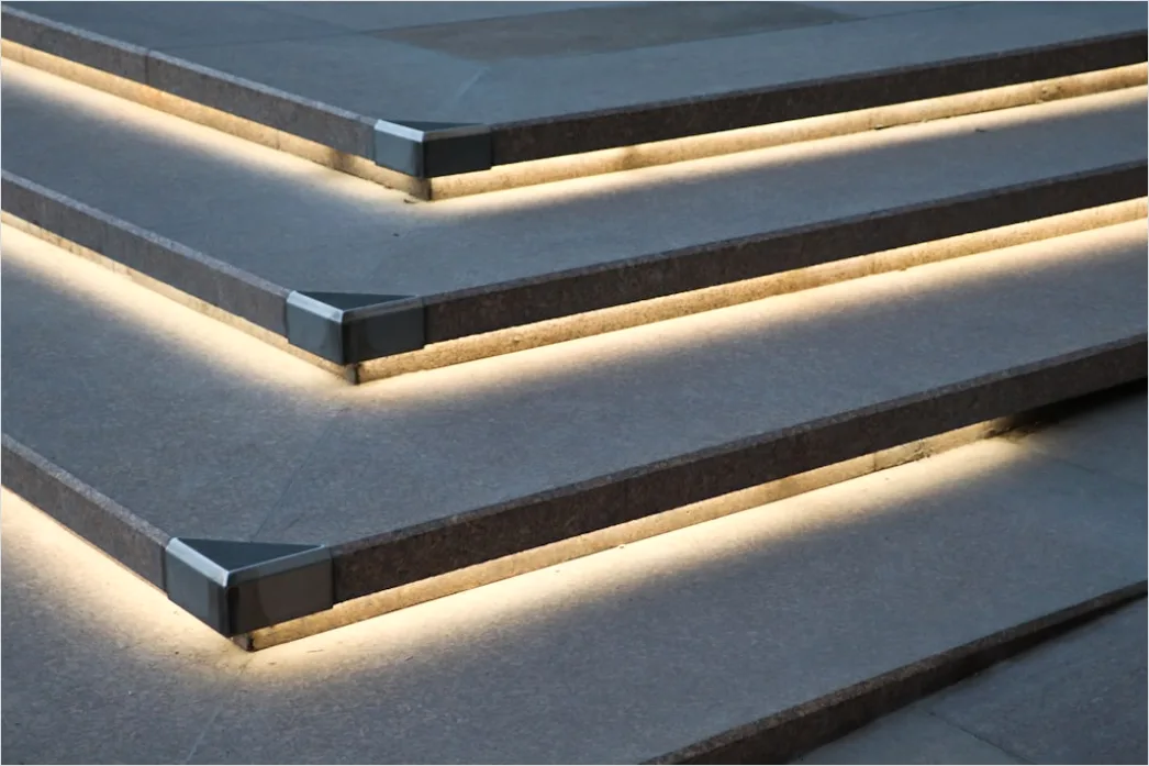 Detail Treppe Mit Led Stufenbeleuchtung Foto Number 5