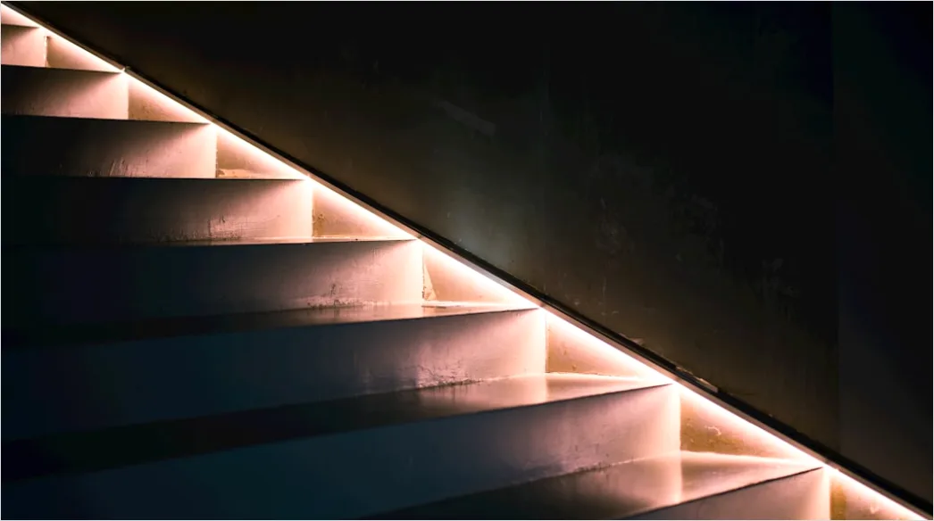 Detail Treppe Mit Led Stufenbeleuchtung Foto Number 9