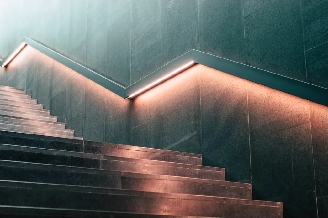 Detail Treppe Mit Led Stufenbeleuchtung Foto Number 10
