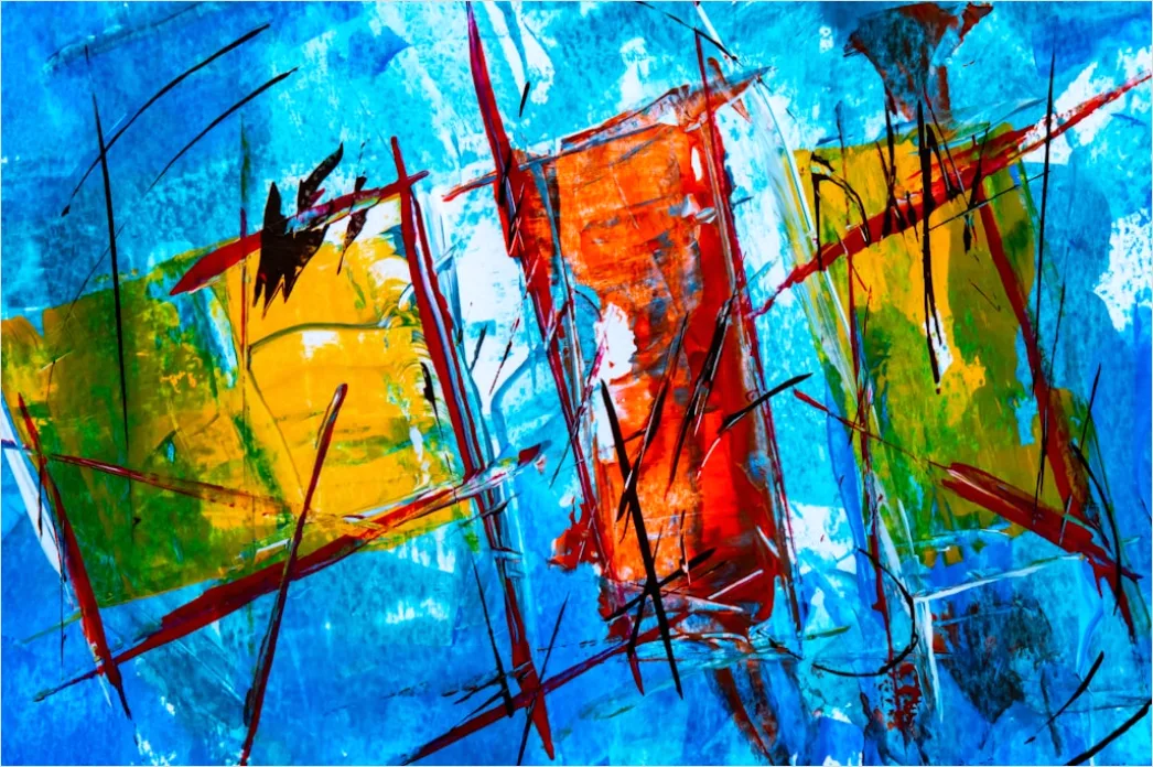 Detail Wandgestaltung Mit Leinwand Kunst Abstrakt Foto Number 9