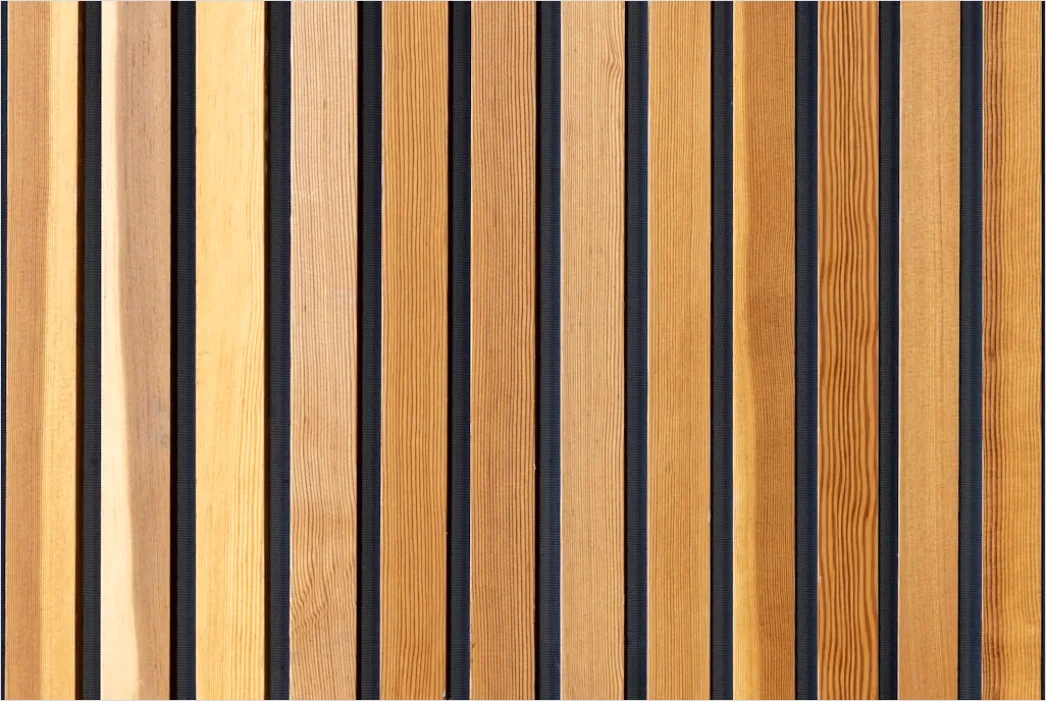 Detail Wandpaneele Holz Lamellen Modern Foto Number 19