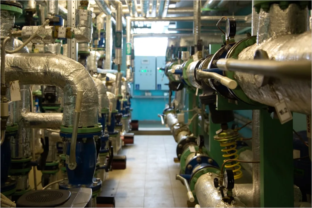 Anlagenbau Mit Technischen Rohrleitungen Foto D786