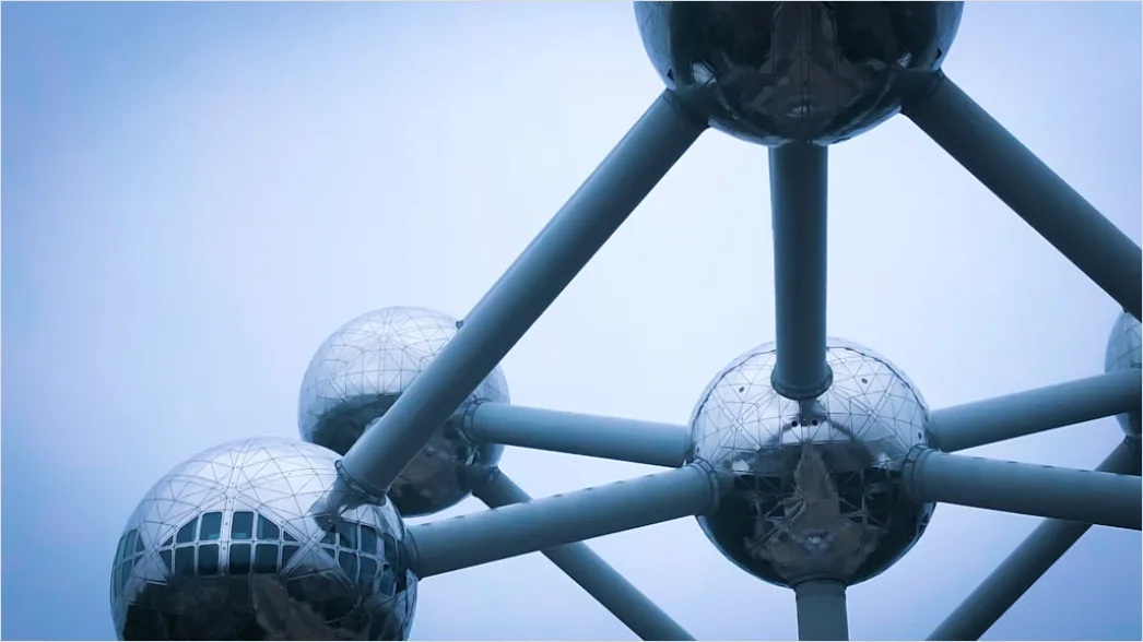 Atommodell Wissenschaftliche Visualisierung Bild F5f7